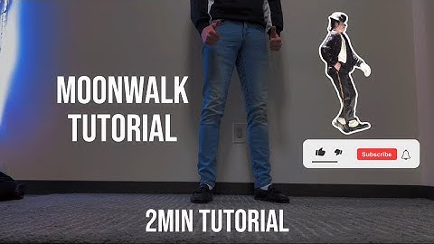 How to Moonwalk Like Michael Jackson | 2 MIN Tutorial easy