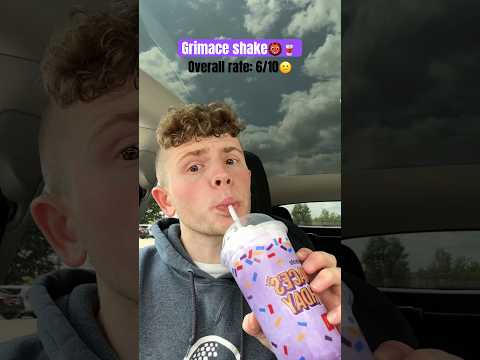 Eating And Rating Mcdonalds New Grimace Meal!