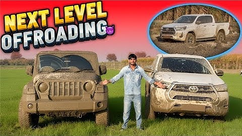 😲Aaj  is the next level from Hilux or Thar.offroading कर दी || System hang