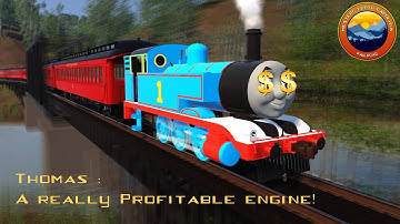 Railroader Thomas : A really profitable engine! #railroader #mods #trainsimulatorgames