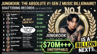 1 MIN AGO🚨 Jungkook Crowned Richest Gen Z Artist—Here’s Why Everyone’s Talking