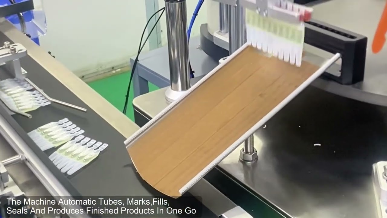 Automatic Plastic Ampoule tube filling sealing machine for essence 