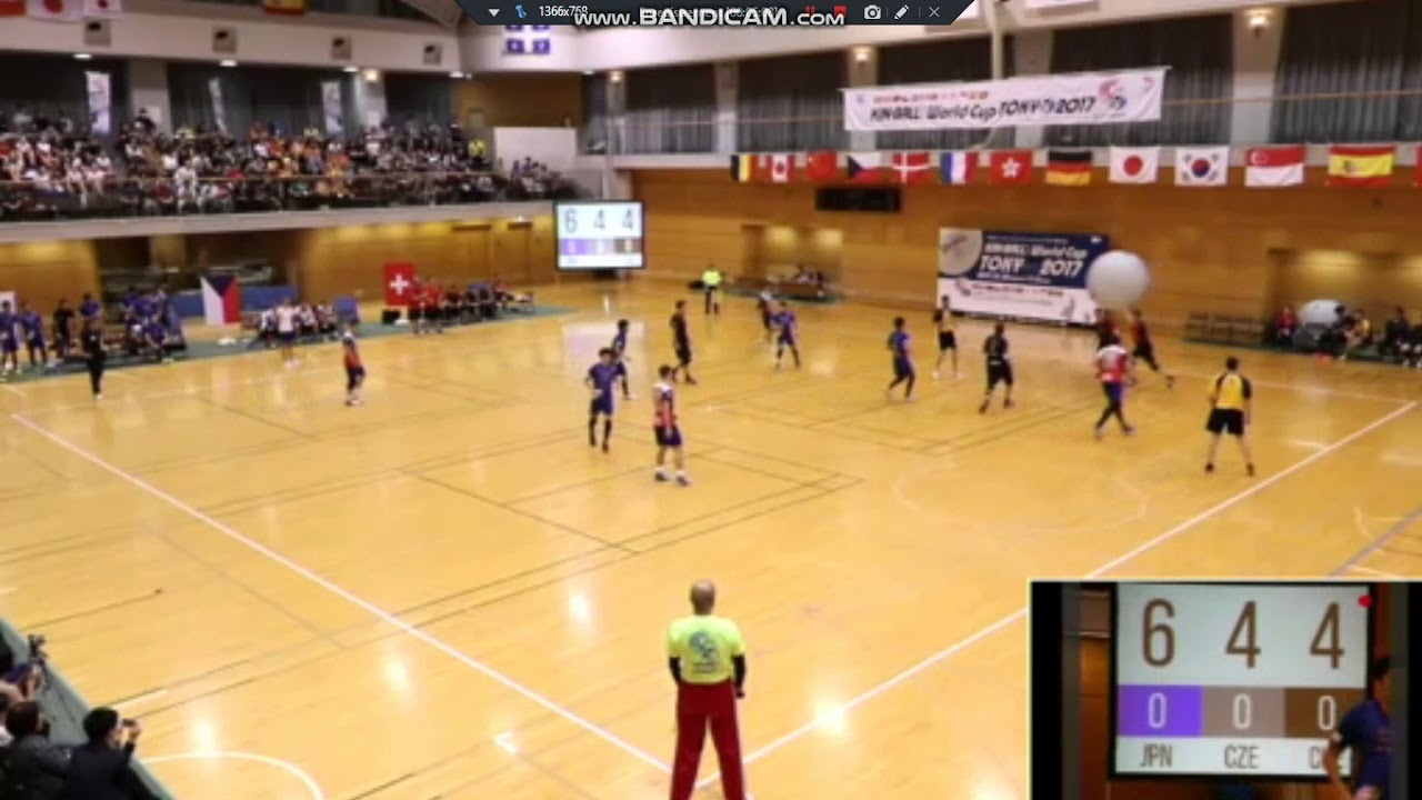 Japanese Kin Ball Kin-Ball World Cup 2017 Japan - Suisse / Rep Tcheque / Japon H P1 - YouTube