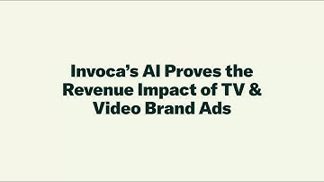 Invoca’s AI Solution Measures Revenue Lift From TV and Video Brand Advertising