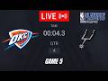 NBA LIVE! San Antonio Spurs vs Oklahoma City Thunder Game 5 | 2026 NBA Western Finals May 26, 2026