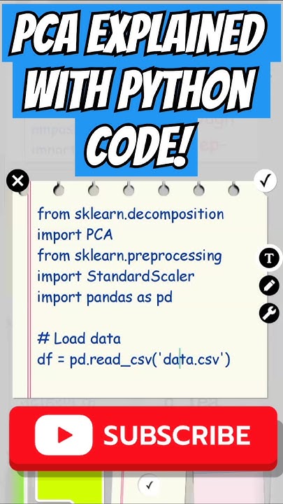 Mastering PCA in Machine Learning: Comprehensive Python Tutorial ...
