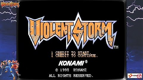 Violent Storm (2 Players) 1CC Arcade Konami - Dark_Ryu (Recreativos Online)