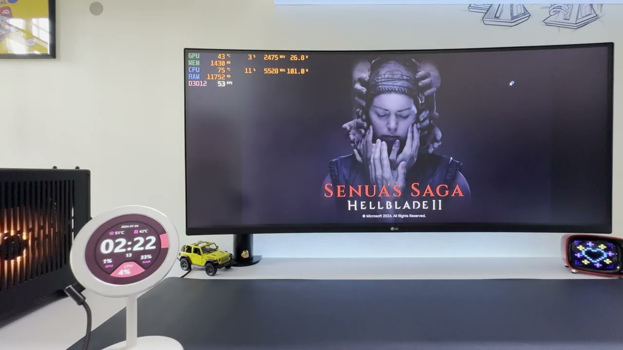 Fractal Terra : Temperature Thermals, Acoustics & FPS Test