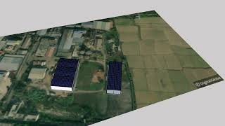 Nandan Ghee 3D Model Video (For solar panels installation)
