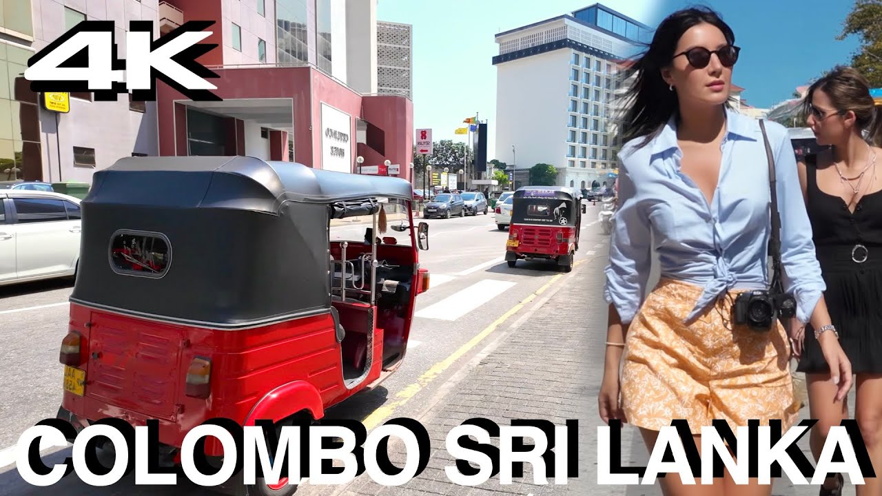 4K Walk Colombo Sri Lanka | Colombo Walking Tour | No Talking