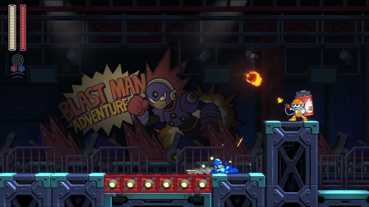 Mega Man 11 - The Blue Flash Trophy: Blast Man Stage