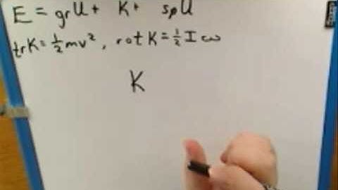 Conservation of energy with rotation (1)