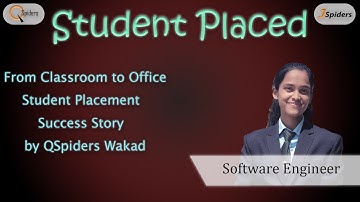 How to land as a software Engineer | Student Placement by QSpiders Wakad