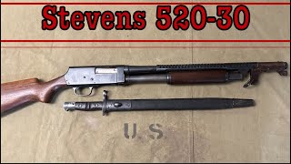 Stevens Model 520-30 Trench Gun (12 Gauge) History Demo