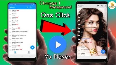 Change Mx Player Home screen Background - use own photo 🔥