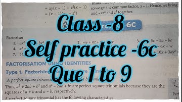 new learning composite mathematics class 8 self practice6c | Schand maths solutions chapter 6| ex 6c