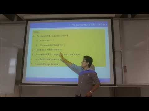 GUI Using Java AWT & Swing (Part 2) - The Basic Steps