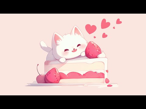 Happy cat 🍰 lofi hip hop【Chillhop mix】 🐾 chill/relax/calm/stress relief