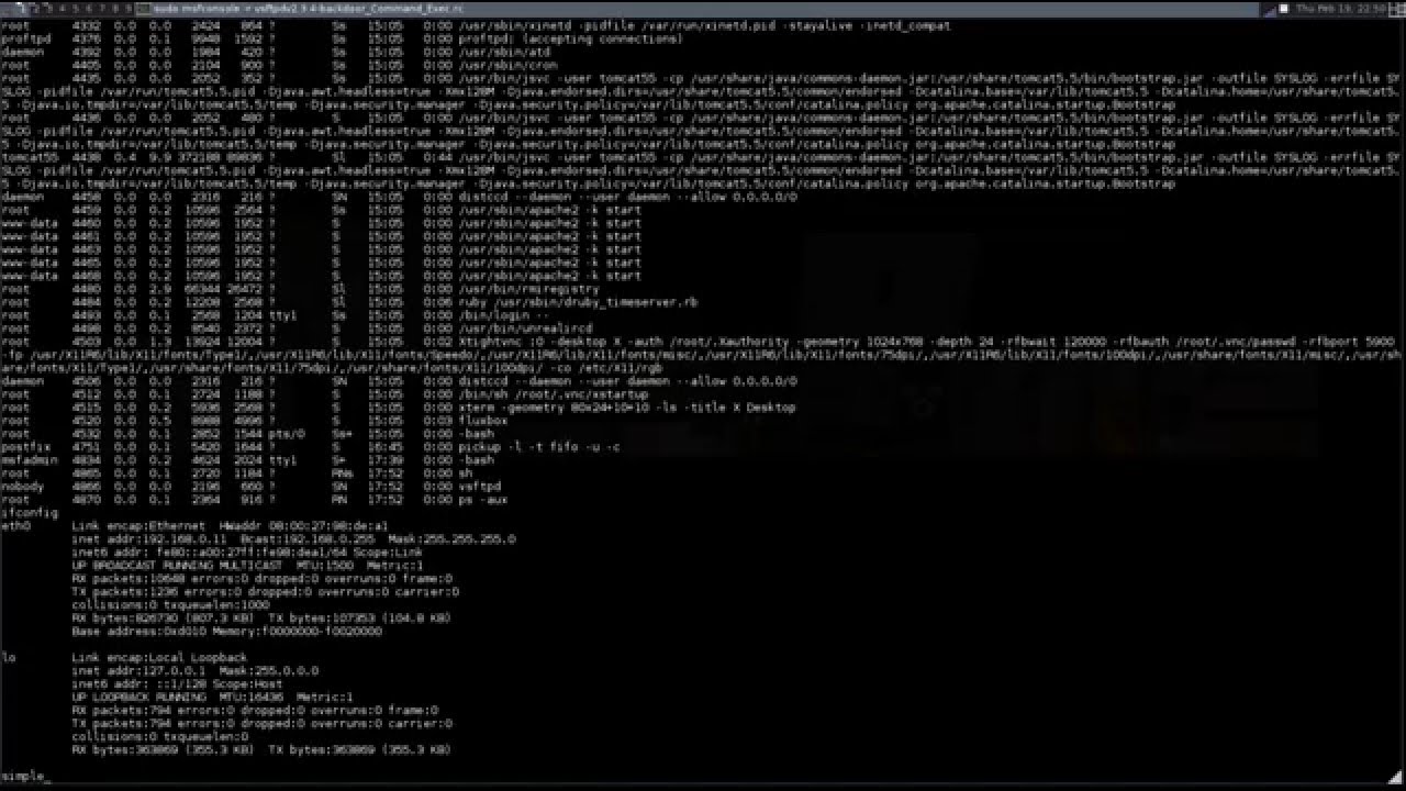 Osvdb 73573 Vsftpd V2 3 4 Backdoor Command Execution Youtube