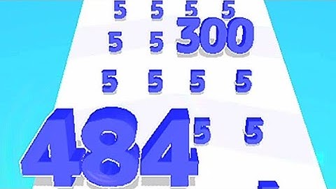 Number Merge Run Mast er 3D New update Gameplay Level 375