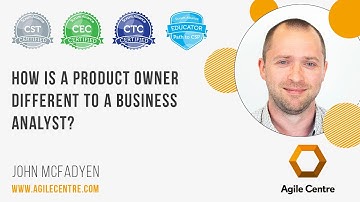 How is a product owner different to a business analyst?