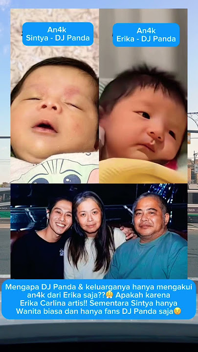 DJ Panda & family only recognize Erika's children! Not Sintya's children! 😱#djpanda#erikacarlina