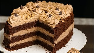 Шоколадный торт~Тает во рту…Этот торт невозможно забыть 🍫1 раз приготовишь — будешь делать всегда.