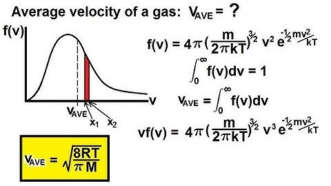 Physics 32 Kinetic Theory of a Gas (8 of 10) The Average Velocity of a Gas Molecule