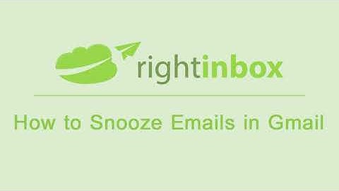 How to Snooze Emails in Gmail | Gmail Snooze 2022