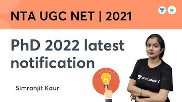 PhD 2022 latest notification | UGC NET | Simaranjeet Kaur | #Shorts