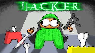 O PIOR HACKER DO AMONG US !!! - ANIMAÇÃO