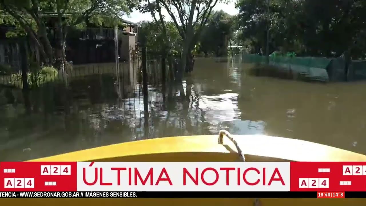 ►Itatí bajo el agua: crecida histórica del Paraná