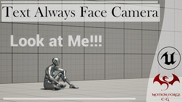 Unreal Engine - Get Text to always face Cine Camera