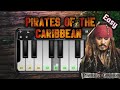 Pirates of the caribbean theme music  piano lesson with chords easy piano lesson