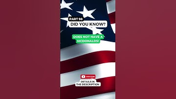 Did You Know ( Part 98 ) Which U.S. State Capital is McDonald