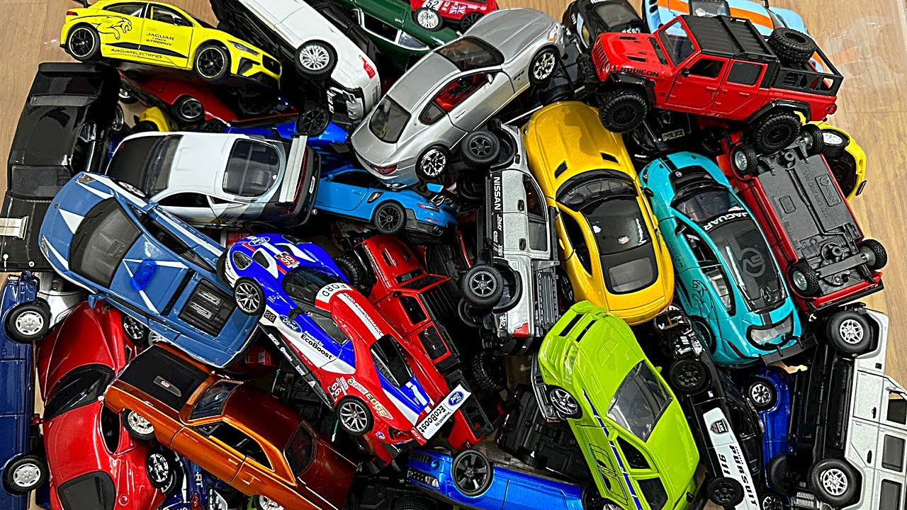 Huge Collection Of Diecast Model Cars From The Box 4K Video YouTube