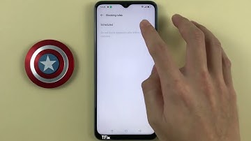 Block calls, schedule call blocking on OPPO A17 Android 12