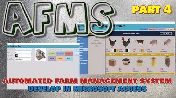 Automated Farm Management System | Develop in MS Access | Auto Select Breed | Part 4