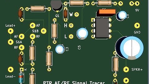 PTR AF RF Signal Tracer 8 pin