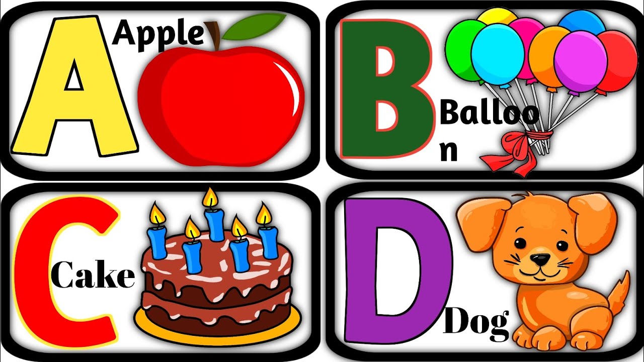 English alphabet | Learn Alphabet ABCD | ABC Preschool Book Learning ...