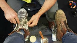 The MOST Relaxing Scraping Sounds | Angelo Shoe Shine ASMR