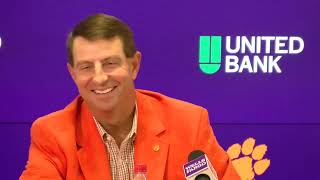 Swinney talks scholarship count, Riley on first impressions of Clemson