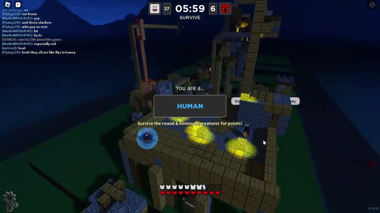Roblox Creature Chaos [That's some amazing Physics right there]
