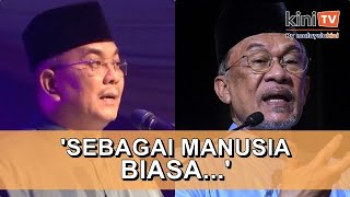 'Sekiranya ada melakukan ucapan kurang sesuai'  Sanusi minta maaf depan Anwar