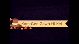 Video thumbnail of "Kam Gen Zawh Hi Kei"