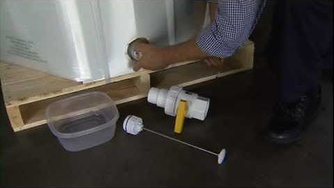 Disposable Liquid Tote EZ-BULK 48x40 Flush Evacuation w/Plunger Cutter