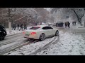 Ужас! Киев засыпает снегом! Машины не могут выехать под горку