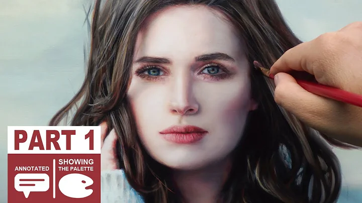 OIL PAINTING PORTRAIT DEMO  REALISTIC ART VIDEO  C...