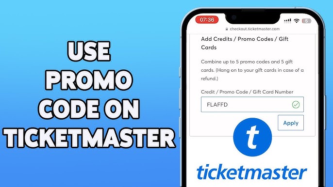 How do I use Promo Codes? – Ticketmaster Help