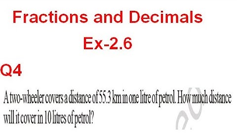 NCERT Solution CLASS-7(VII)  Mathematics CHAPTER-2 Fractions and Decimals  Ex-2.6 Q  4@bhullar